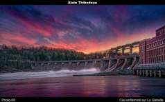 Ciel enflammé sur La Gabelle