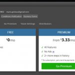 Différence entre le plan gratuit et payant