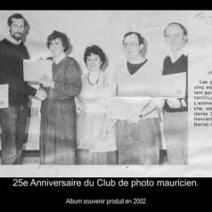 25e Anniversaire du Club de photo mauricien.