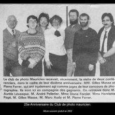 25e Anniversaire du Club de photo mauricien.