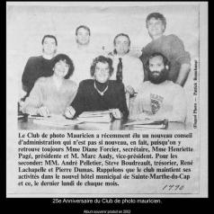 25e Anniversaire du Club de photo mauricien.