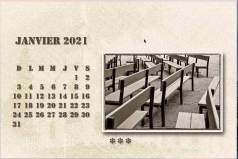 Fabrication de calendrier par André Bédard