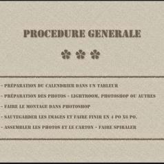 Fabrication de calendrier par André Bédard