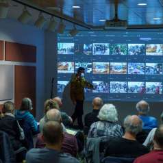 Première partie de l'atelier sur la narration avec Martin Tremblay