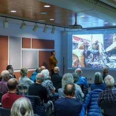 Première partie de l'atelier sur la narration avec Martin Tremblay