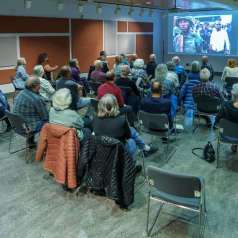 Première partie de l'atelier sur la narration avec Martin Tremblay